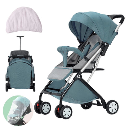 Travel-Friendly Baby Stroller for Outdoors and Plane