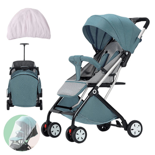 Travel-Friendly Baby Stroller for Outdoors and Plane