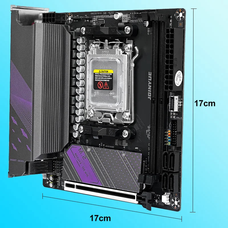 B650i AM5 Gaming Motherboard with Dual Channel DDR5 Support