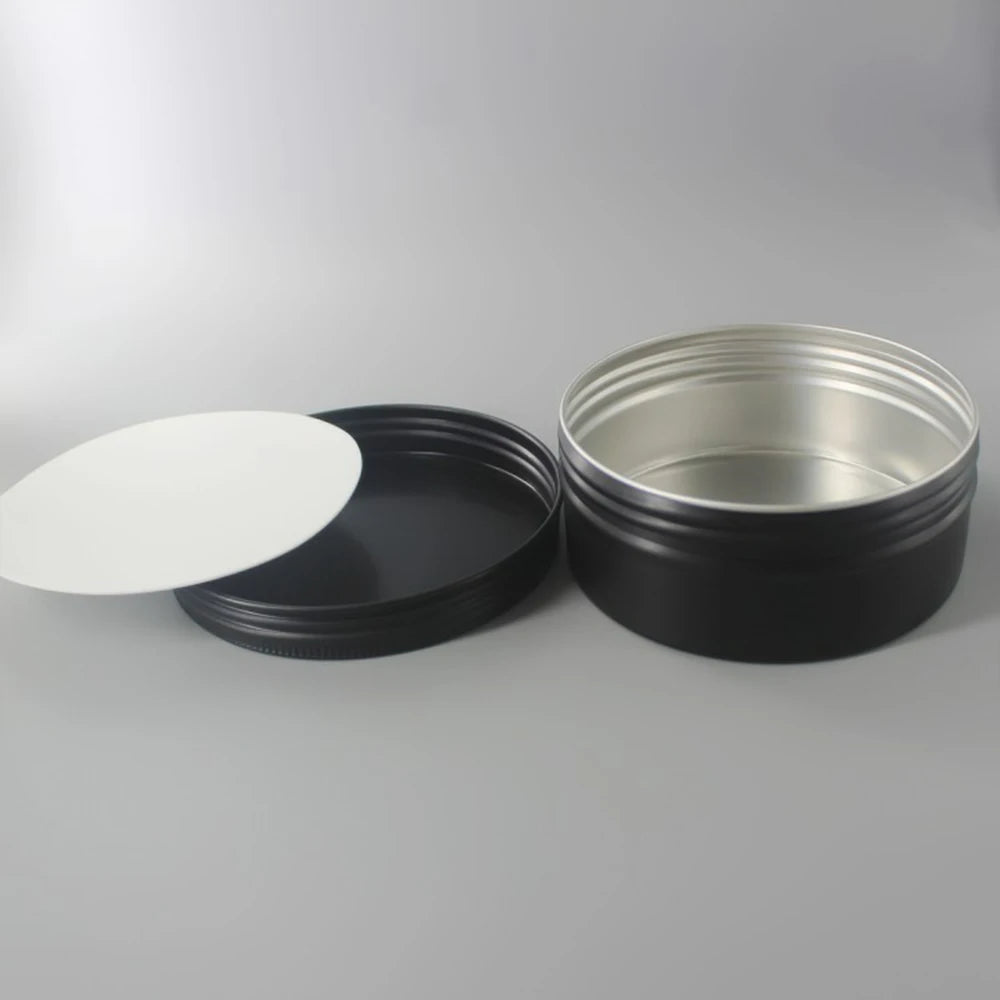 20ml Black Aluminium Tins  200-Pack for Creams & Balms