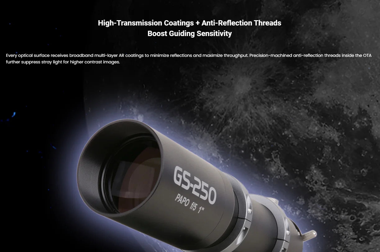 300mm Guide Scope Telescope for Astrophotography Tracking