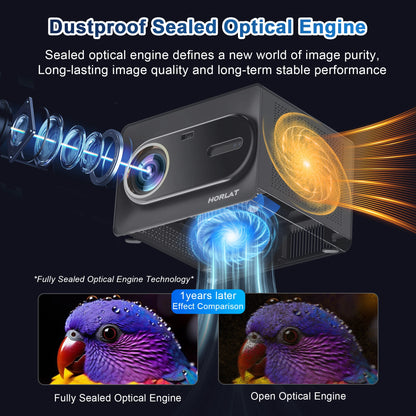 Smart Home Theater Projector 4K AutoFocus Netflix Ready