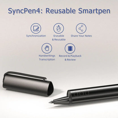 Reusable Smart Pen and Smart Notebook Set Offline Sync
