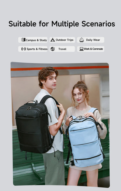 Smart Vacuum Travel Backpack with TSA Lock