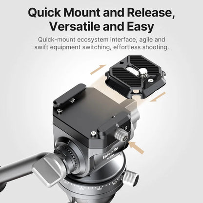 Compact F38 Tripod for DSLR with Quick Release & Pan