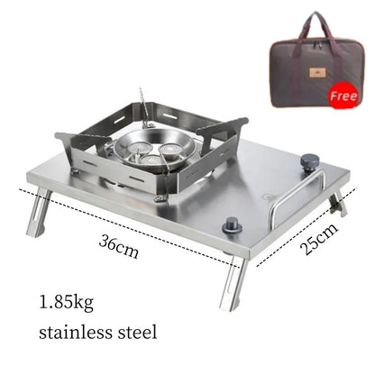 Silver High Power 7500W Folding Gas Burner