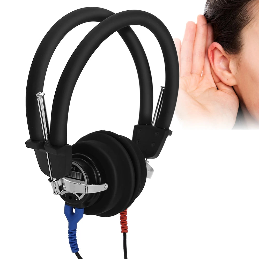 High-Sensitivity Audiometer Headphones for Hearing Tests