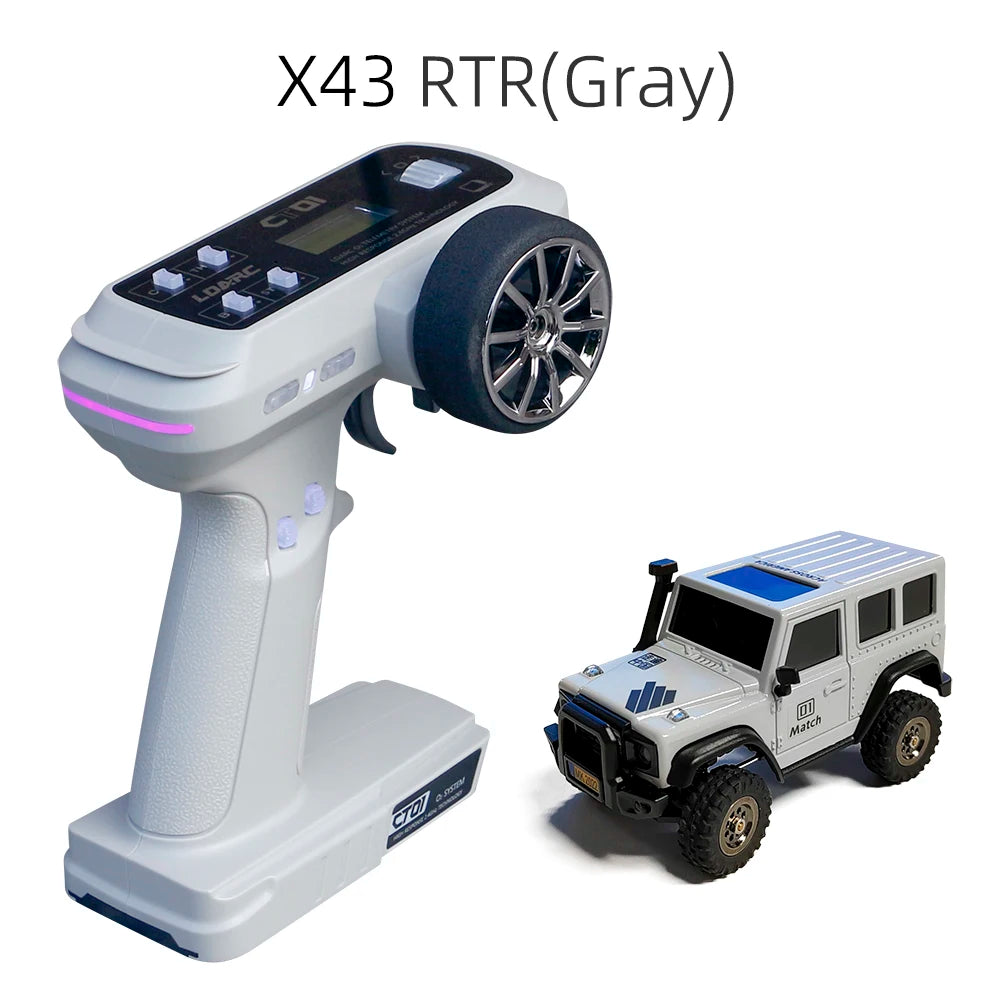 1:43 Remote Control 4WD Off-Road Toy Car