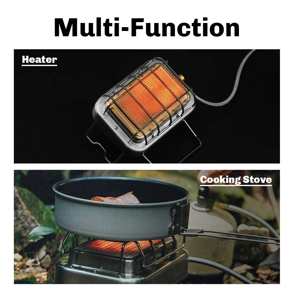 Portable Gas Heater Stove 1800W Infrared Burner