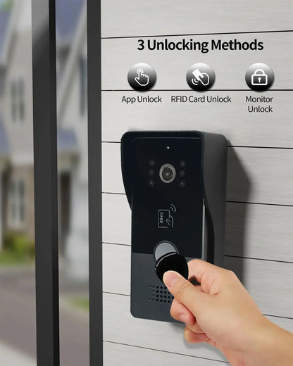 Smart Video Door Phone with 7'' Touch Monitor