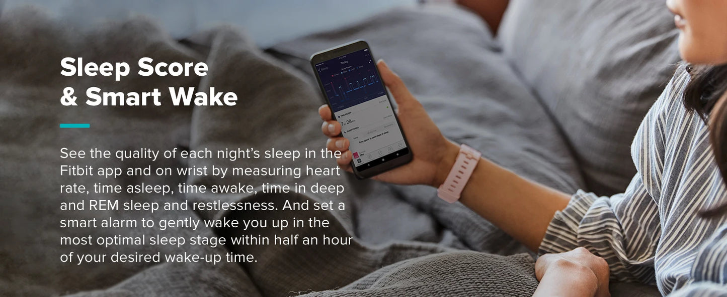 Waterproof Black Smartwatch with Sleep & Swim Tracking