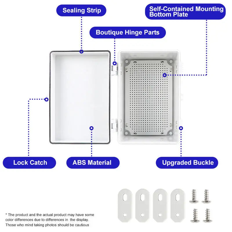 Transparent ABS Junction Box IP67 360x250x150mm