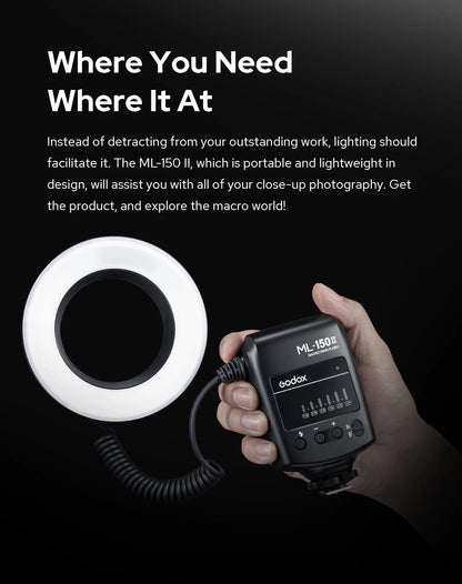 Professional Macro Ring Flash for Canon Nikon Pentax DSLR