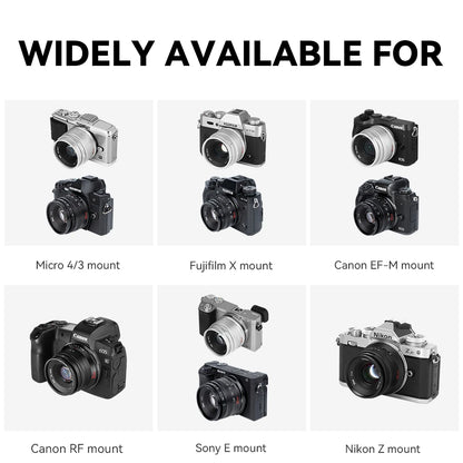 Compact 35mm F1.4 Portrait Lens for Fujifilm X Mount