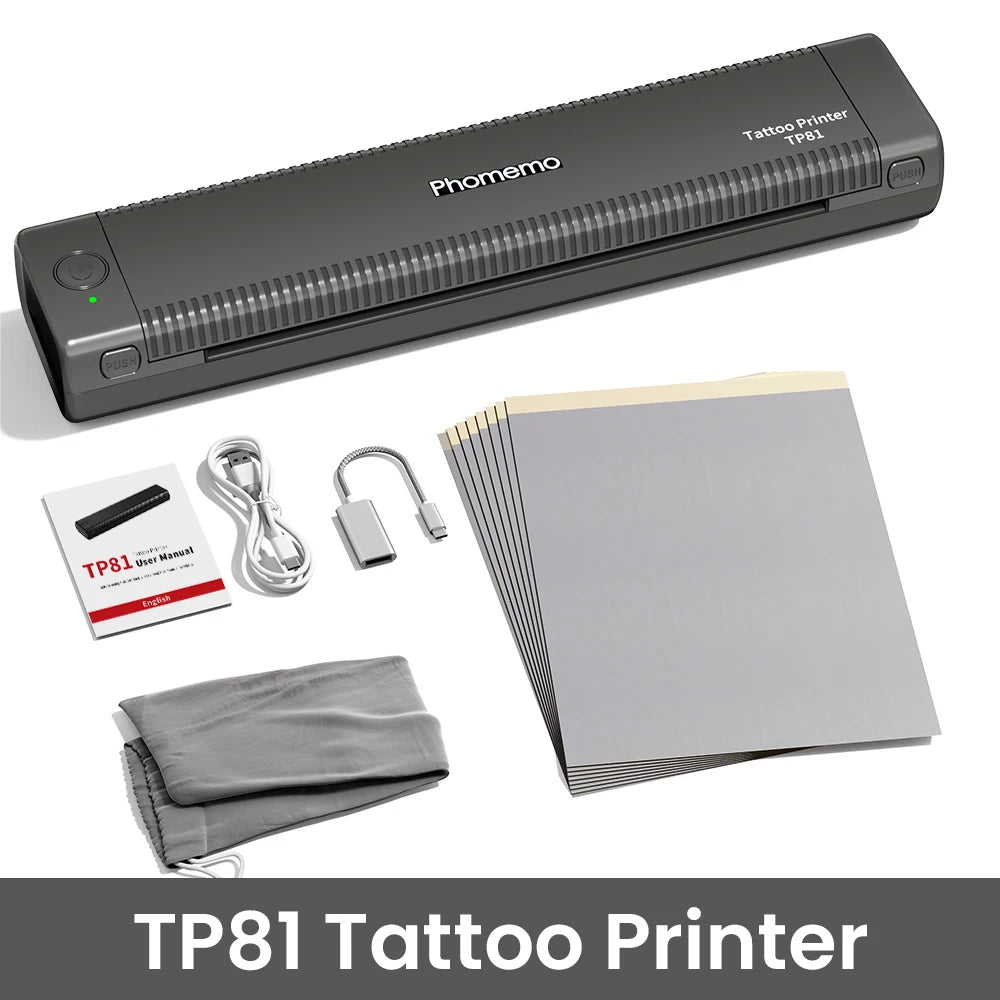 Grey Thermal Tattoo Stencil Machine with Transfer Paper