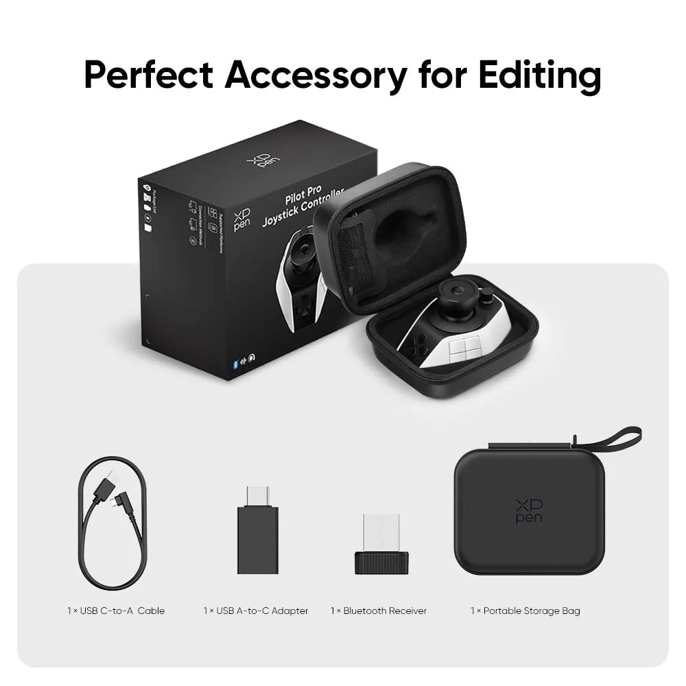 Customisable Editing Console with All-Way Joystick for Vlog Editing