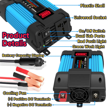 Portable Off-Grid Solar Kit 6000W Inverter 220V
