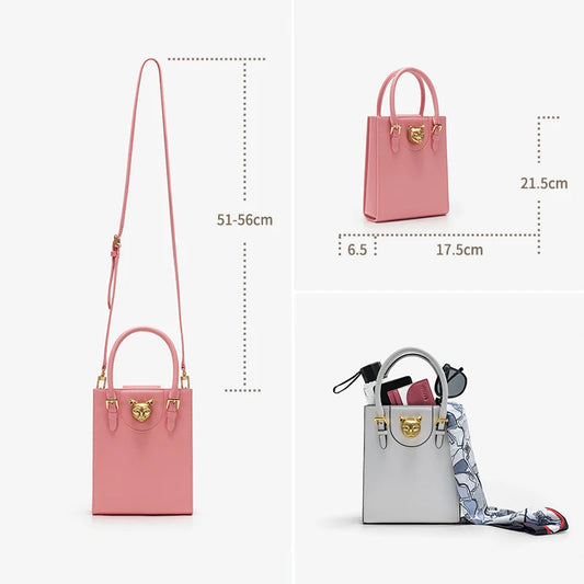 Flaxen Mini Tote Crossbody Shoulder Bag