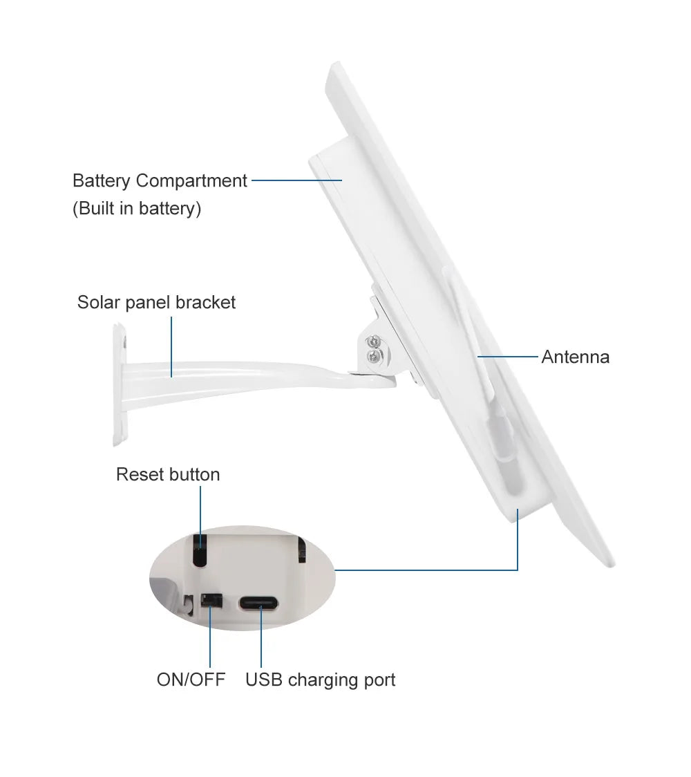 Solar WiFi Repeater Signal Booster with Built-in 20000mAh Battery