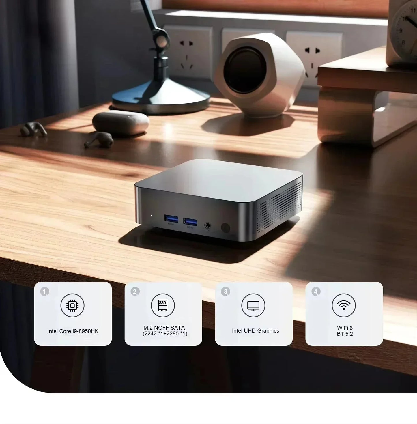 Portable Mini PC i9 16GB 2TB SSD