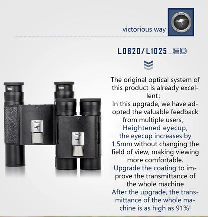 8x20 ED Binoculars Waterproof Folding Telescope for Adventures