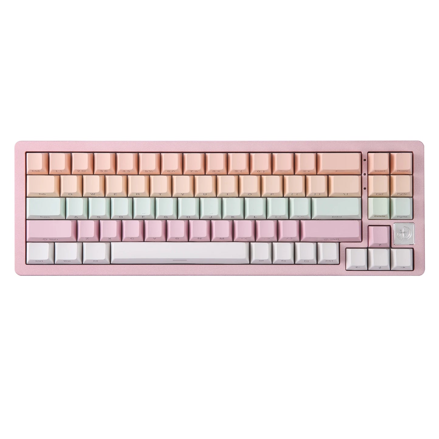 71-Key Wireless Mechanical Gaming Keyboard Pink Linear
