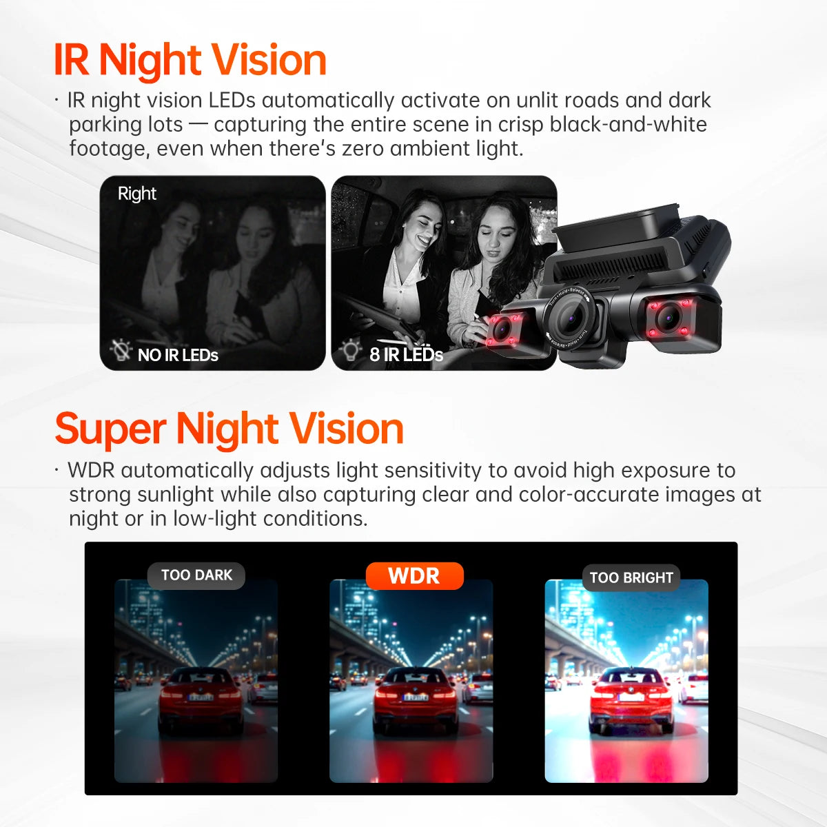 4K Four Channel Dash Cam with WiFi GPS Touchscreen