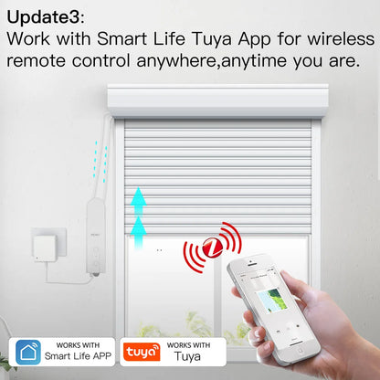 ZigBee Smart Roller Blind Motor with App & Voice Control