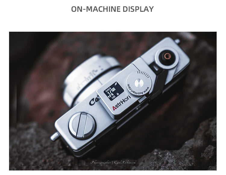 Camera Light Meter with Dual Dials for DSLR Photography