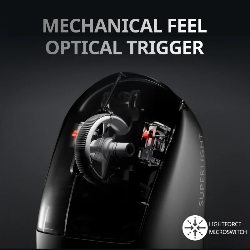 Programmable Wireless Gaming Mouse Black Finish