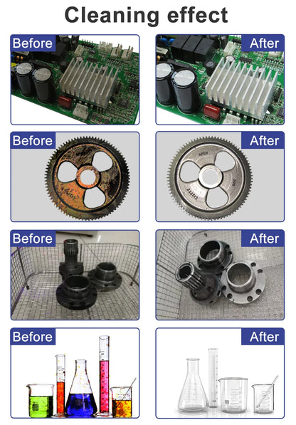 Heated 3.2L Ultrasonic Cleaner 120W for Dental and Jewelry