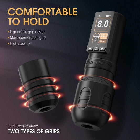 Wireless Tattoo Pen 4.0 and 3.5mm Stroke 2400mAh