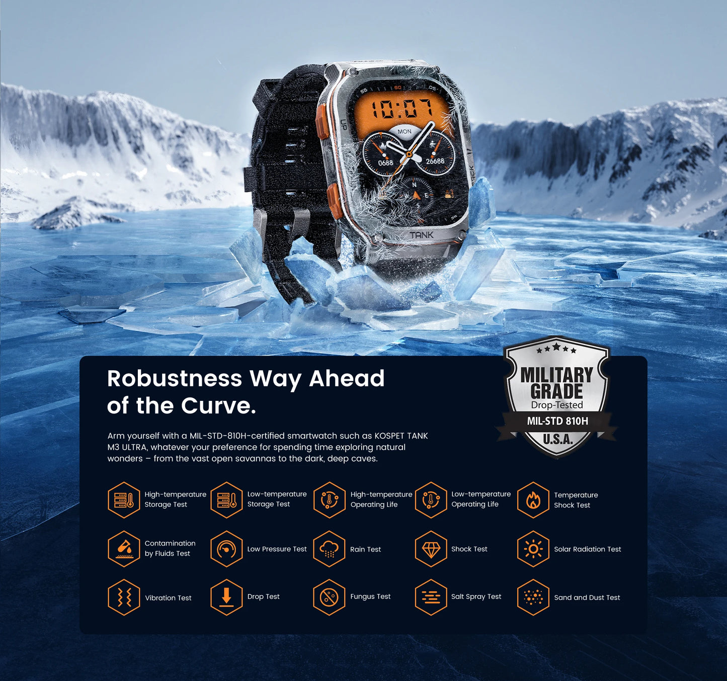 Silver Smartwatch with Extra Strap and Screen Film