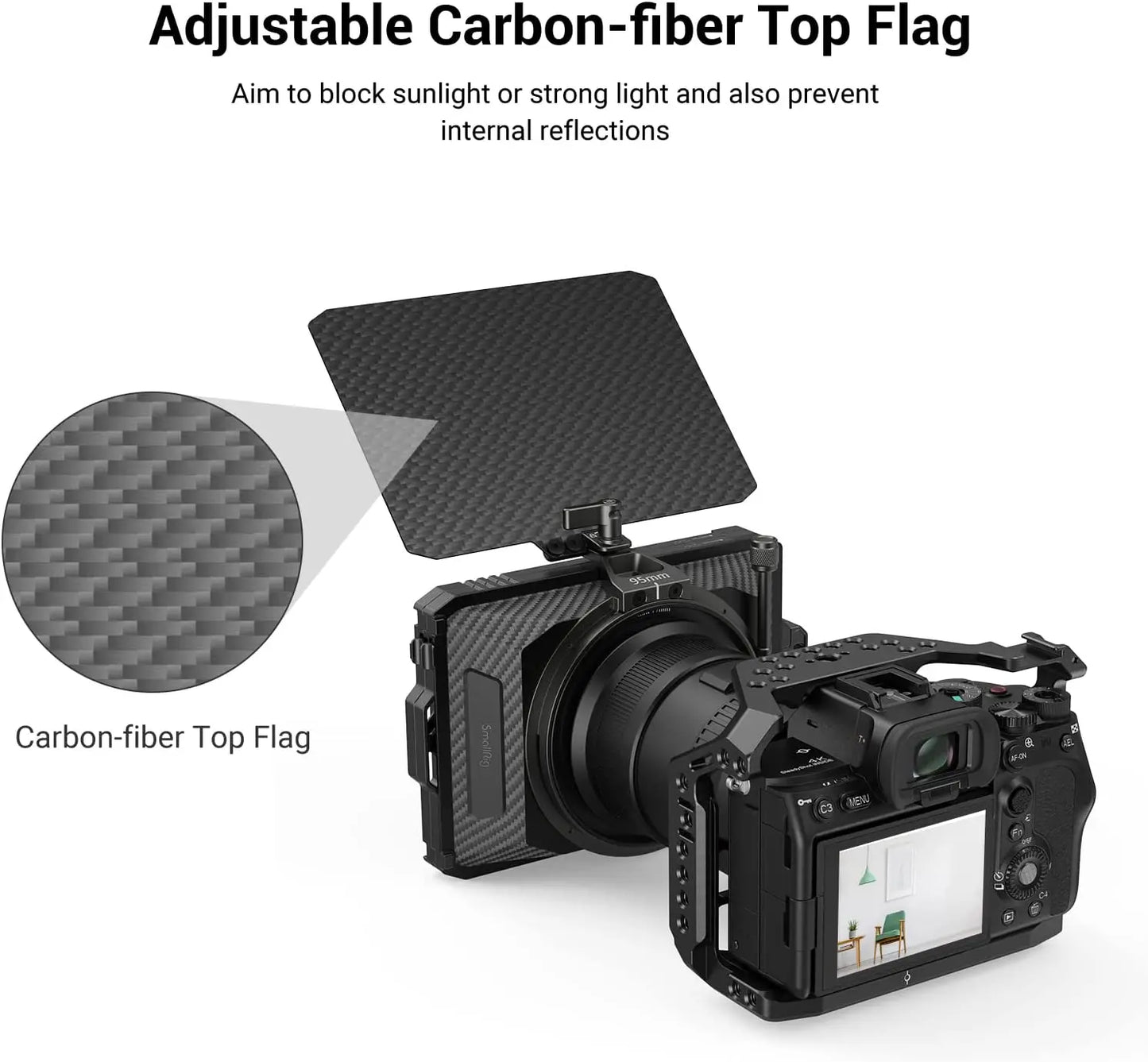 Mini Matte Box Kit for DSLR and Mirrorless Cameras