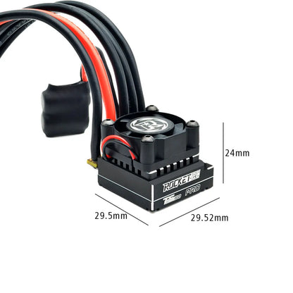 17.5T Sensored Brushless RC Motor with 80A ESC