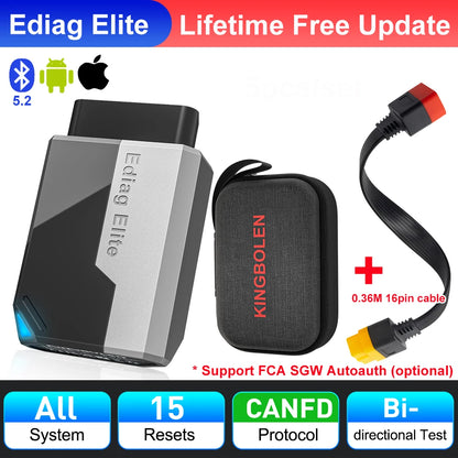 All-System Car Diagnostic Scanner with 15 Resets