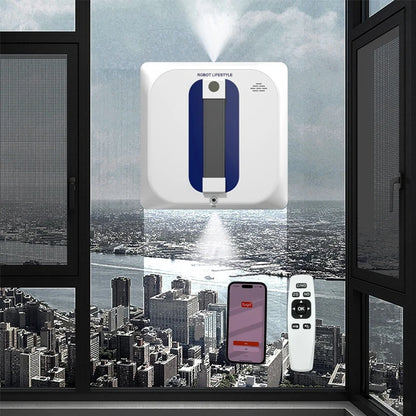 Smart Robotic Window Cleaner with Spray & Edge Detection