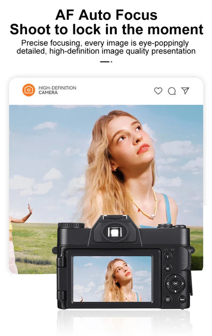 64GB Digital Camera 6K for Video and Photography