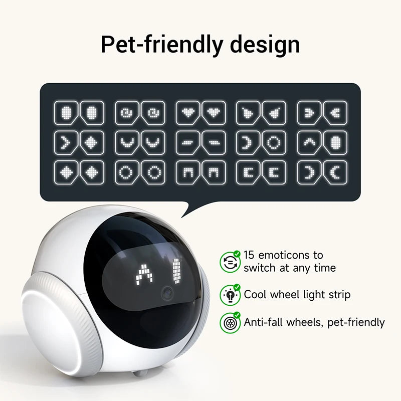 Smart WiFi Pet Camera with 2K HD and 512GB Storage