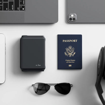 Portable WiFi 7 Router with Protective Carry Case