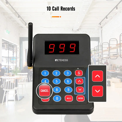 Ten Pager Wireless Calling System for Cafes and Food Trucks