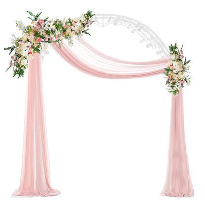 Large White Wedding Arch Backdrop Metal Pergola Stand