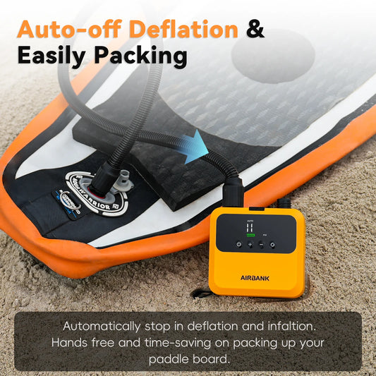 Portable SUP Air Pump 20PSI 4500mAh Brushless Motor