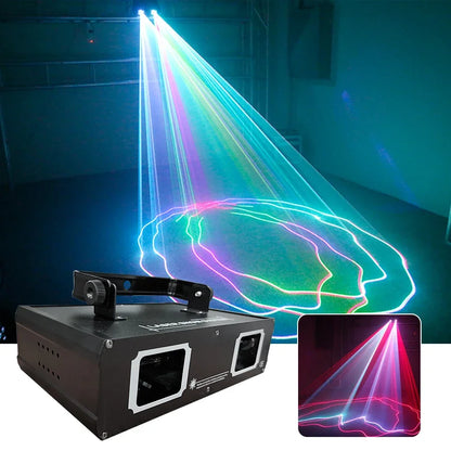 Disco RGB Beam Scanner Light for DJ Wedding Bar