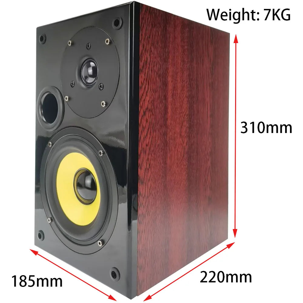 5" 8 Ohm Stereo Passive Bookshelf Speakers Pair