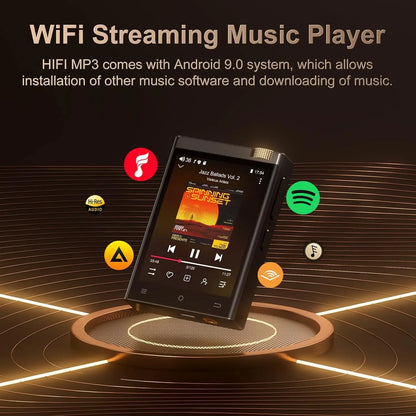 HiFi MP3 Player with Bluetooth WiFi and 64GB Card