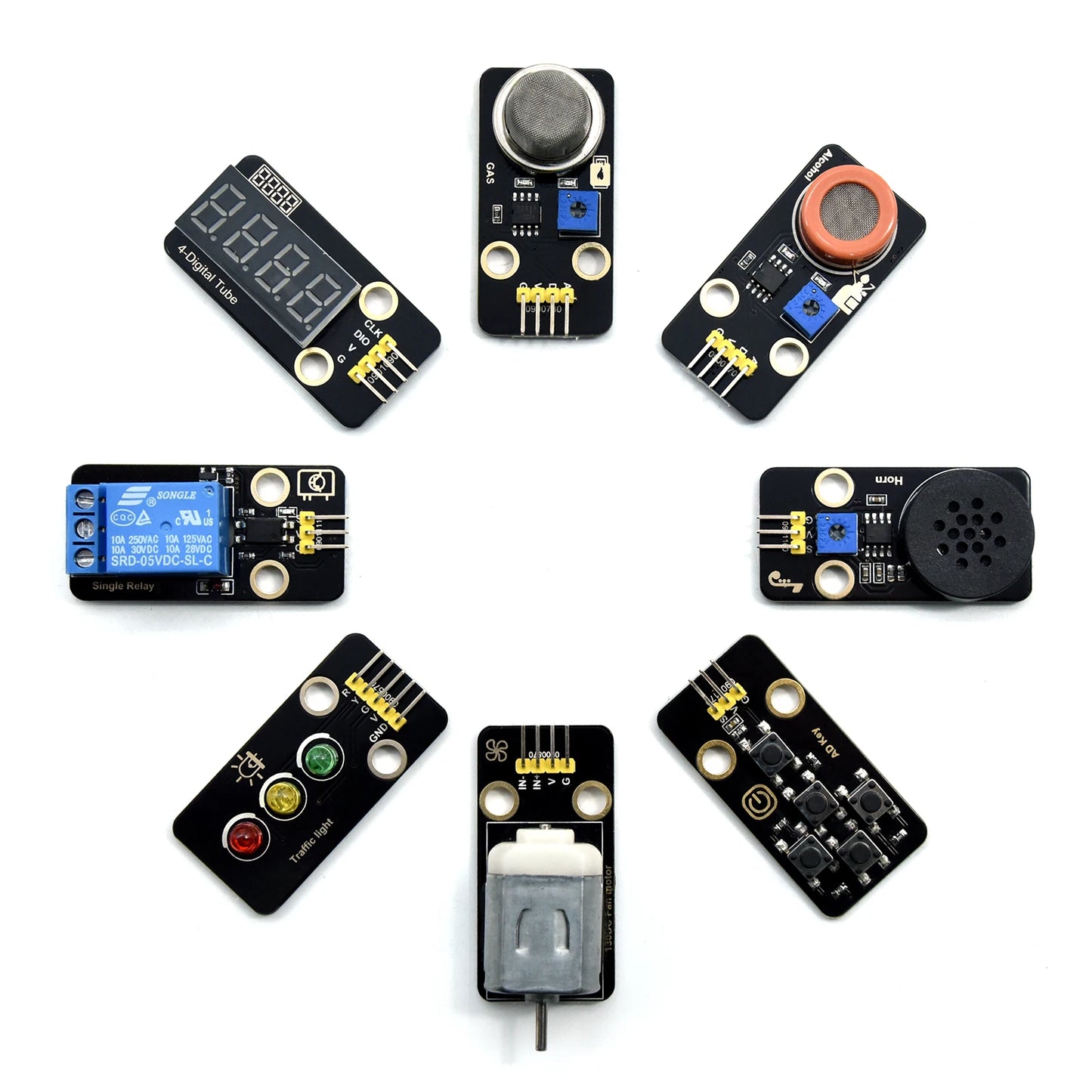 DIY Electronic Sensor Kit with 42 Modules for Coding Practice