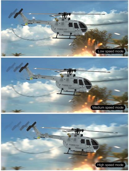 Remote Control Helicopter with Stable Hover and 4 Channels