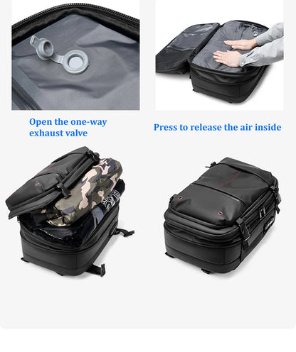 Waterproof Outdoor Laptop Bag with USB Charging Port – Army Green