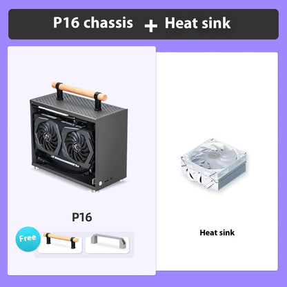 P16 Portable Mini PC Case Water Cooling Ready
